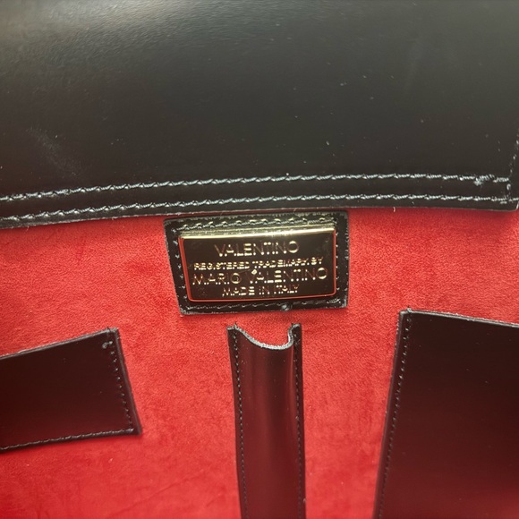 Valentino Black Tote with Gold Detailing - Picture 3 of 3